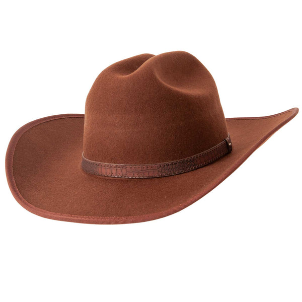 Brown Cattleman Cowboy Hat - Accessories