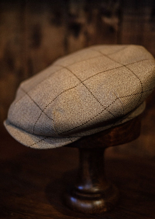 Brennon 50 Pence Flat Cap - Wheat