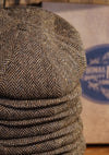 Ridgmount Baker Boy (Narrow Width) Sand Herringbone Donegal Tweed