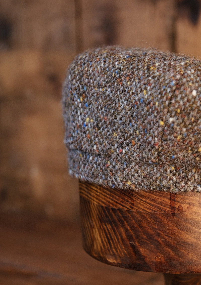 Fulton Baker Boy - (Mid-Width) Pebble Fleck Donegal Tweed