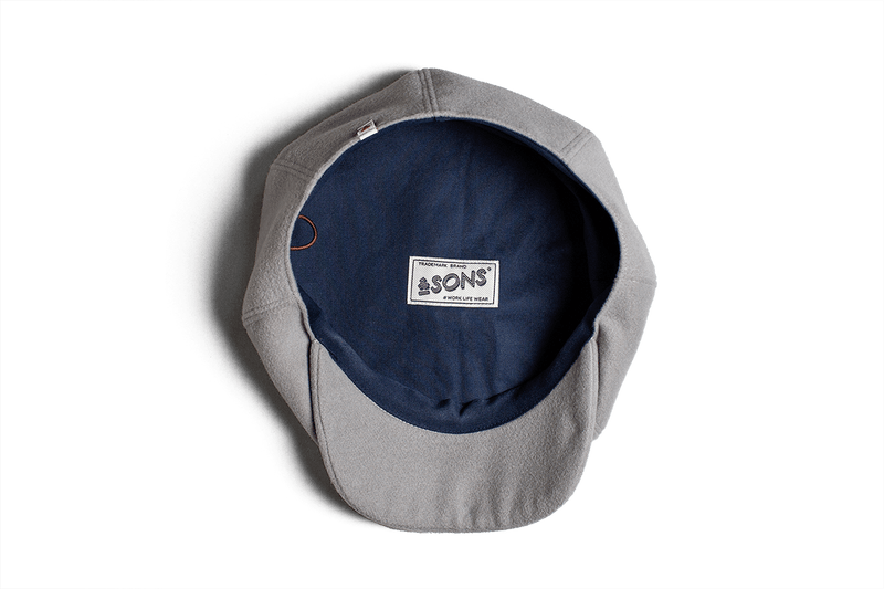 Jackson Traditional Baker Boy Hat - Light Grey