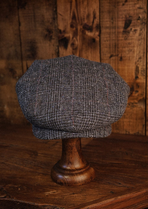 Regency 50 Pence Flat Cap - Blue Prince Of Wales Check