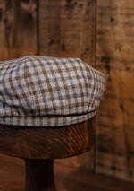 Ridgmount Baker Boy - (Narrow Width) Brown & Navy Gingham