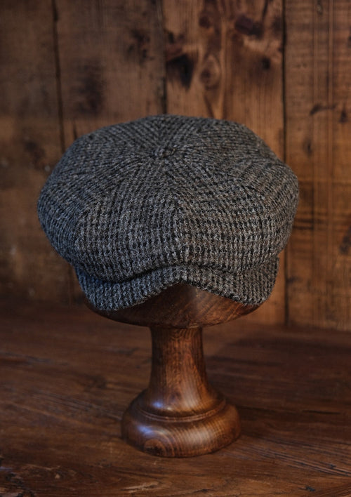 Ridgmount Baker Boy (Narrow Width) Grey Harris Tweed