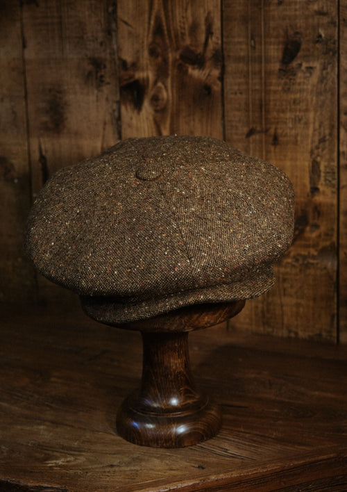 Stanton Baker Boy - (Wide-Width) Russet Donegal Tweed