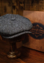 Torrington Baker Boy - (Mid-Width) Light Blue Harris Tweed