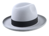 Retro Style Rolled Brim Fedora Hat for Men