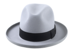 Retro Style Rolled Brim Fedora Hat for Men