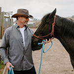 Western - Mens American Leather Cowboy Hat