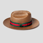 Miller Ranch Fedora - Patriotic Straw [BUY 2 FREE SHIPPING & BOX PACKING]