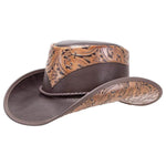 Falcon - Mens American Leather Cowboy Hat