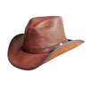 Cyclone - Mens Leather Cowboy Hat - Leather Hat Band