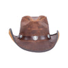 Cyclone - Mens Leather Cowboy Hat - Leather Hat Band