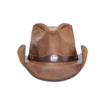 Western - Mens American Leather Cowboy Hat