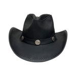 Cyclone - Mens Leather Cowboy Hat - Leather Hat Band