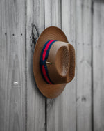 Miller Ranch Fedora - Patriotic Straw [BUY 2 FREE SHIPPING & BOX PACKING]