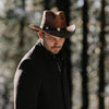 Cyclone - Mens Leather Cowboy Hat - Leather Hat Band