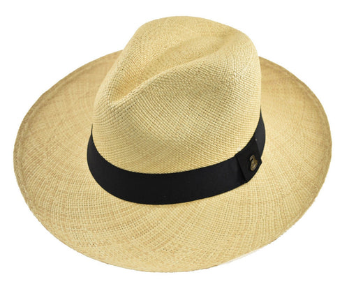 Advanced Original Panama Hat-Natural Toquilla Straw-Handwoven in Ecuador(HatBox Included)