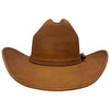 Gorge - Leather Cattleman Cowboy Hat - Leather Hat Band