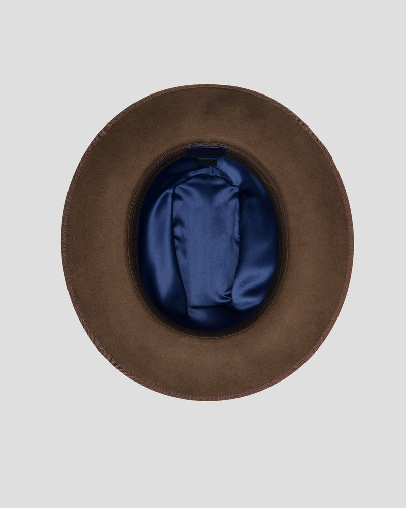 Miller Ranch Fedora - Chocolate[Fast shipping and box packing]