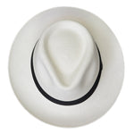 Advanced Original Panama Hat-White Straw | Brisa Weave-Handwoven in Ecuador(HatBox Included)-Fedora