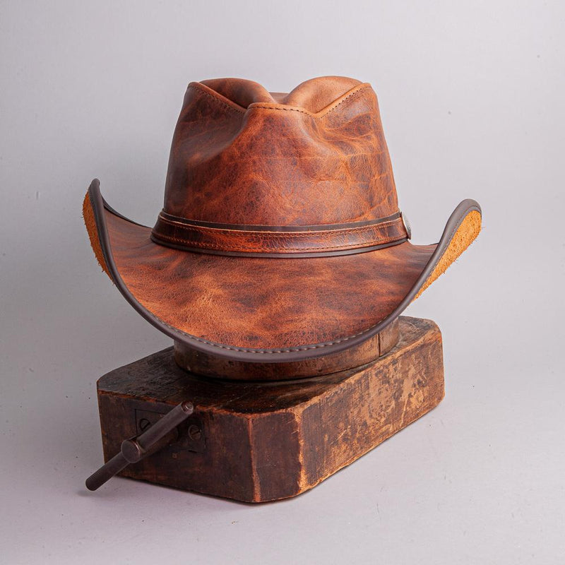 Western | Womens American Leather Cowboy Hat