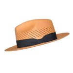 Advanced Original Panama Hat-Brown Toquilla Straw-Handwoven in Ecuador(HatBox Included)