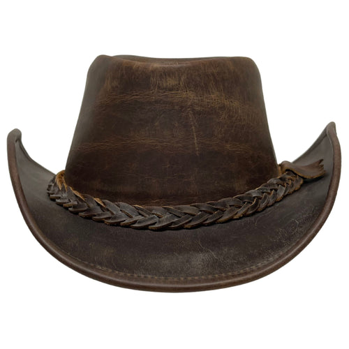 Back Woods - Leather Outback Hat