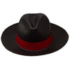 Tango | black Red Band-Women handmade Panama Hats