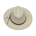 Advanced Original Panama Hat-White Straw | Brown Leather Band-Handwoven in Ecuador(HatBox Included)