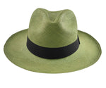 Advanced Original Panama Hat-Verde Oscuro Toquilla Straw | Brown Band-Handwoven in Ecuador(HatBox Included)