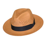 Advanced Original Panama Hat-Brown Toquilla Straw-Handwoven in Ecuador(HatBox Included)