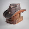 Western - Mens American Leather Cowboy Hat