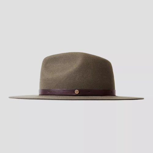 Geoffery Fedora–Dark Olive[Fast shipping and box packing]