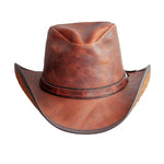 Cyclone - Mens Leather Cowboy Hat - Leather Hat Band