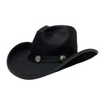 Cyclone - Mens Leather Cowboy Hat - Leather Hat Band