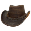 Back Woods - Leather Outback Hat