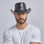 Falcon - Mens American Leather Cowboy Hat