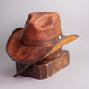 Cyclone - Mens Leather Cowboy Hat - Leather Hat Band